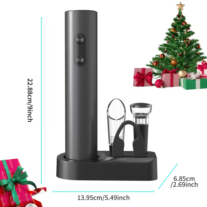 Set Electric Desfăcător Vin Premium 5-în-1